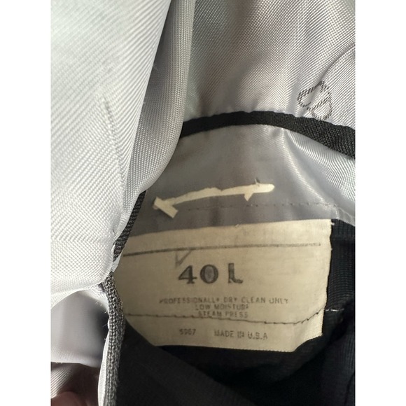 Vintage Christian Dior Tuxedo Jacket 40 L Black Wool Formal Wedding Luxury USA - Picture 11 of 16